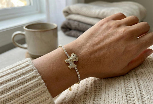 Crystal Pavé Puppy Bracelet