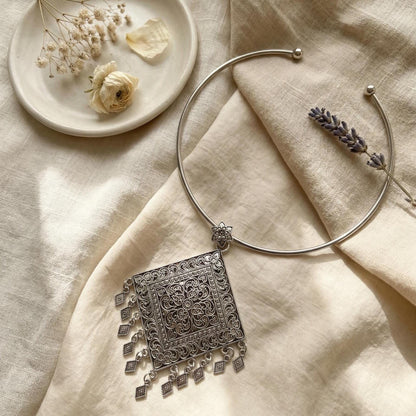 Thai Filigree Statement Choker