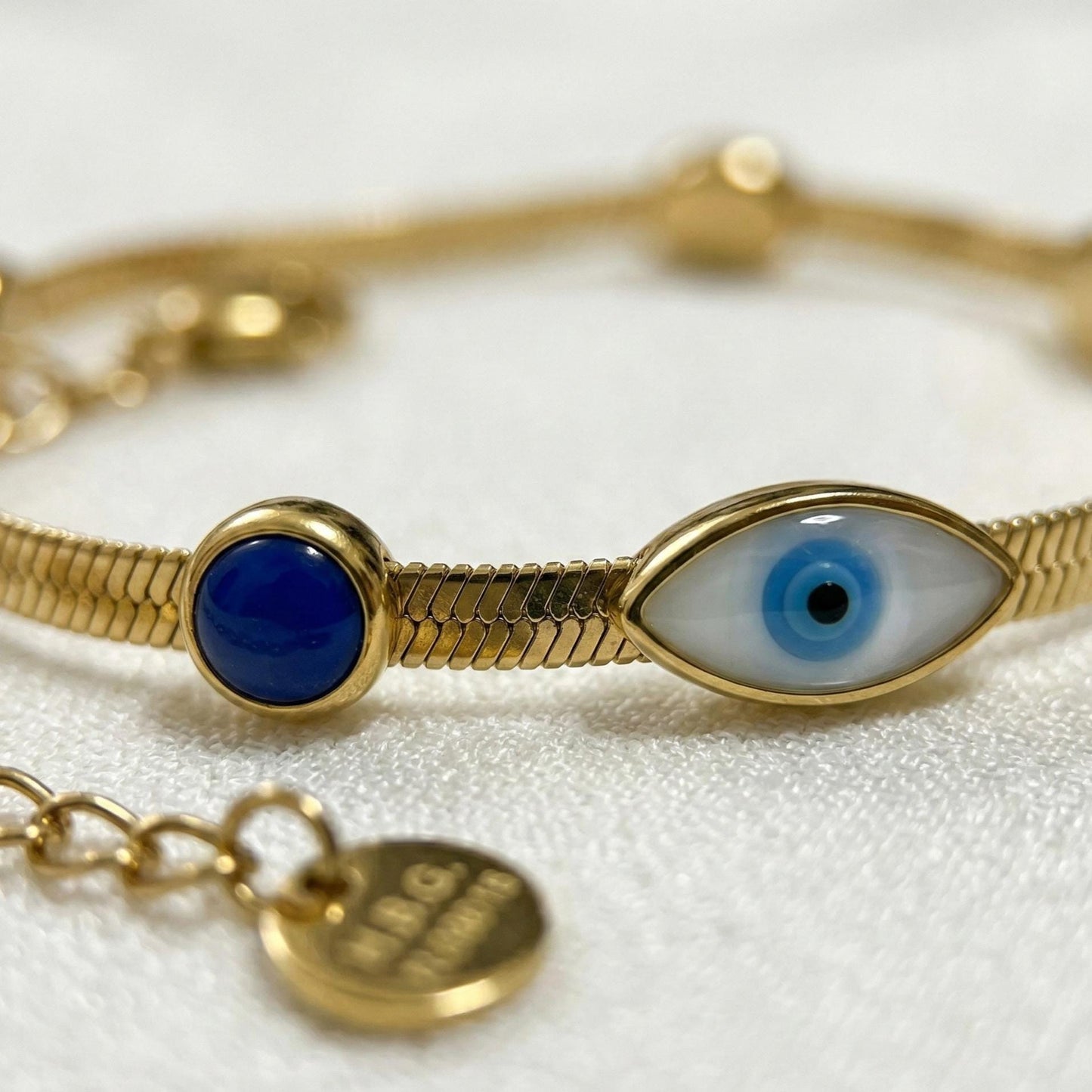 Evil Eye Gold Protection Bracelet