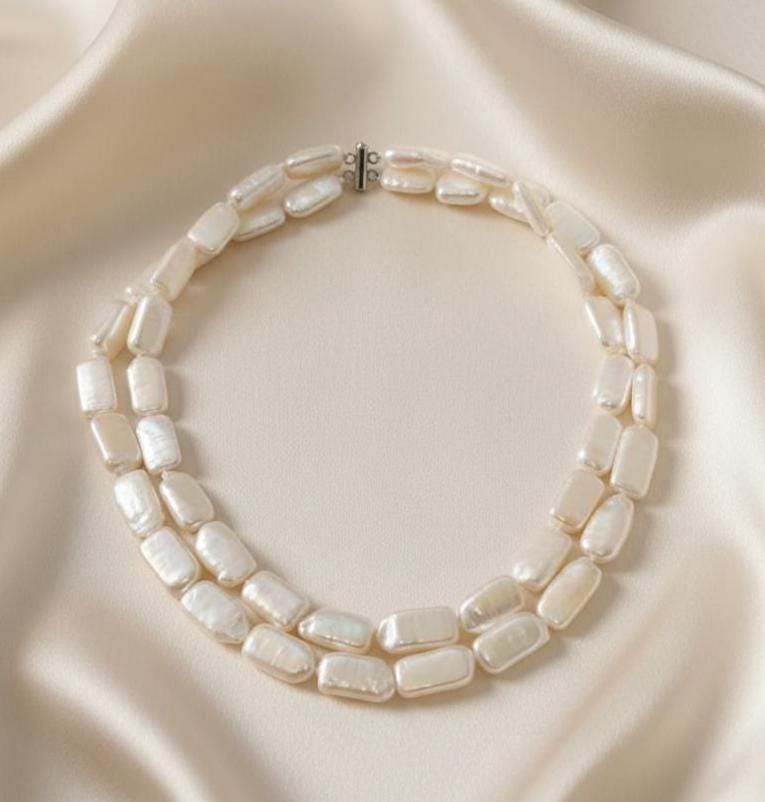 Double Strand Baroque Pearl Necklace