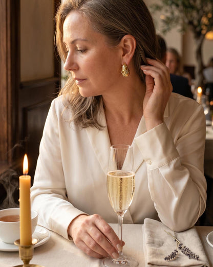 Aurélia Crystal Pavé Dangle Earrings