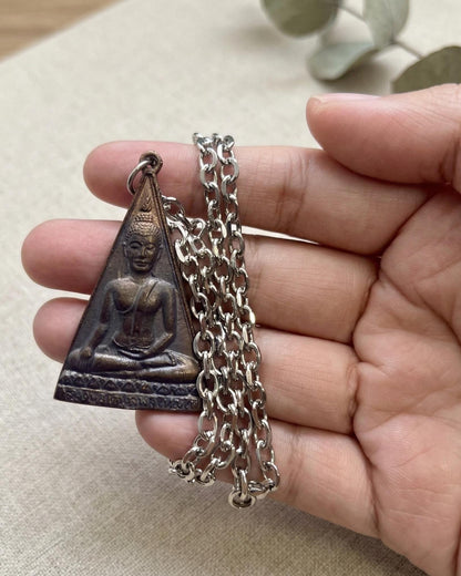 Thai Buddha Amulet Necklace
