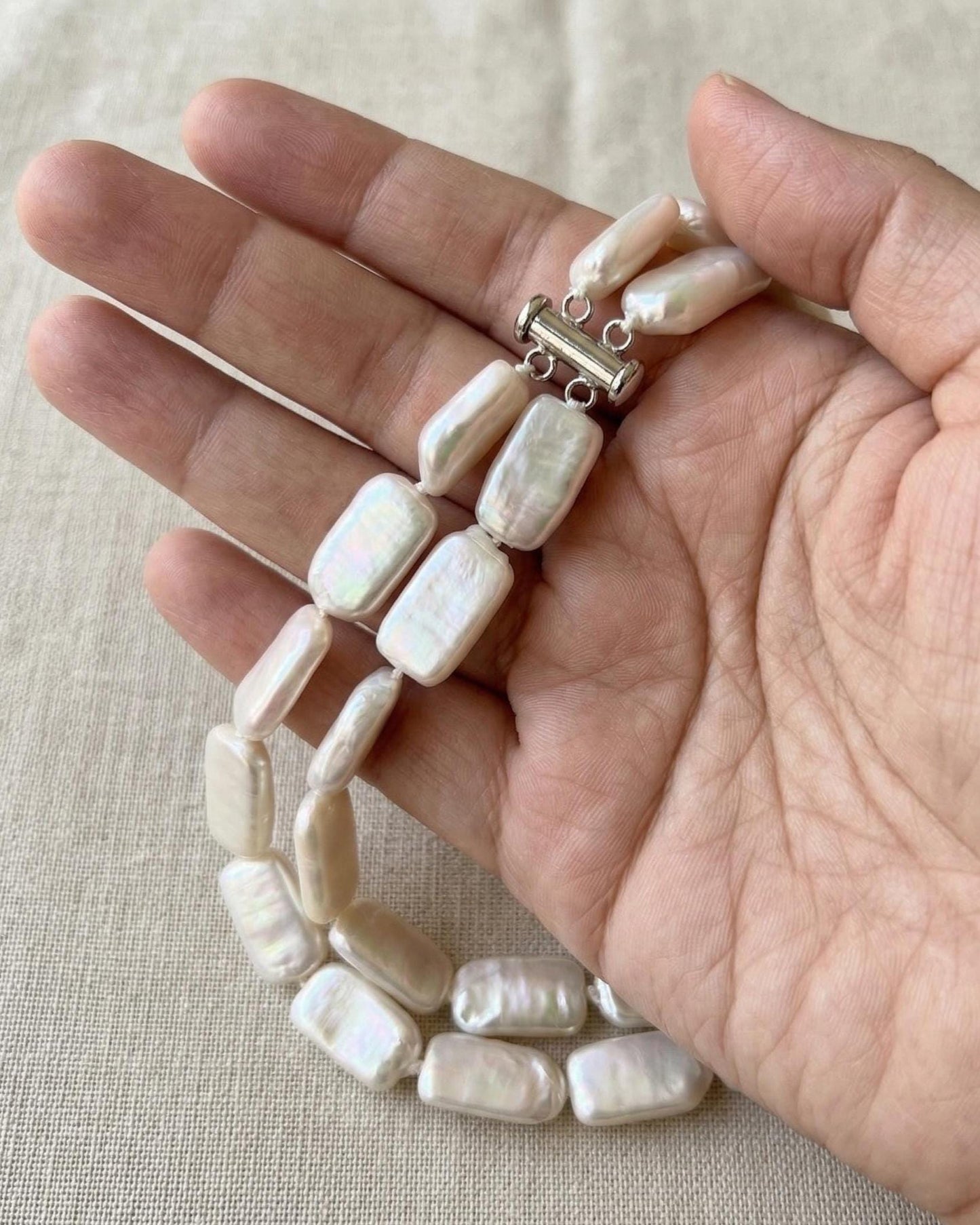 Double Strand Baroque Pearl Necklace