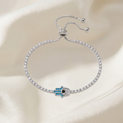 Hamsa Hand Evil Eye Bracelet
