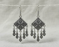 Thai Silver Dangle Earrings
