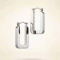 U-Shape Geometric Hoop Earrings