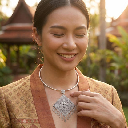 Thai Filigree Statement Choker