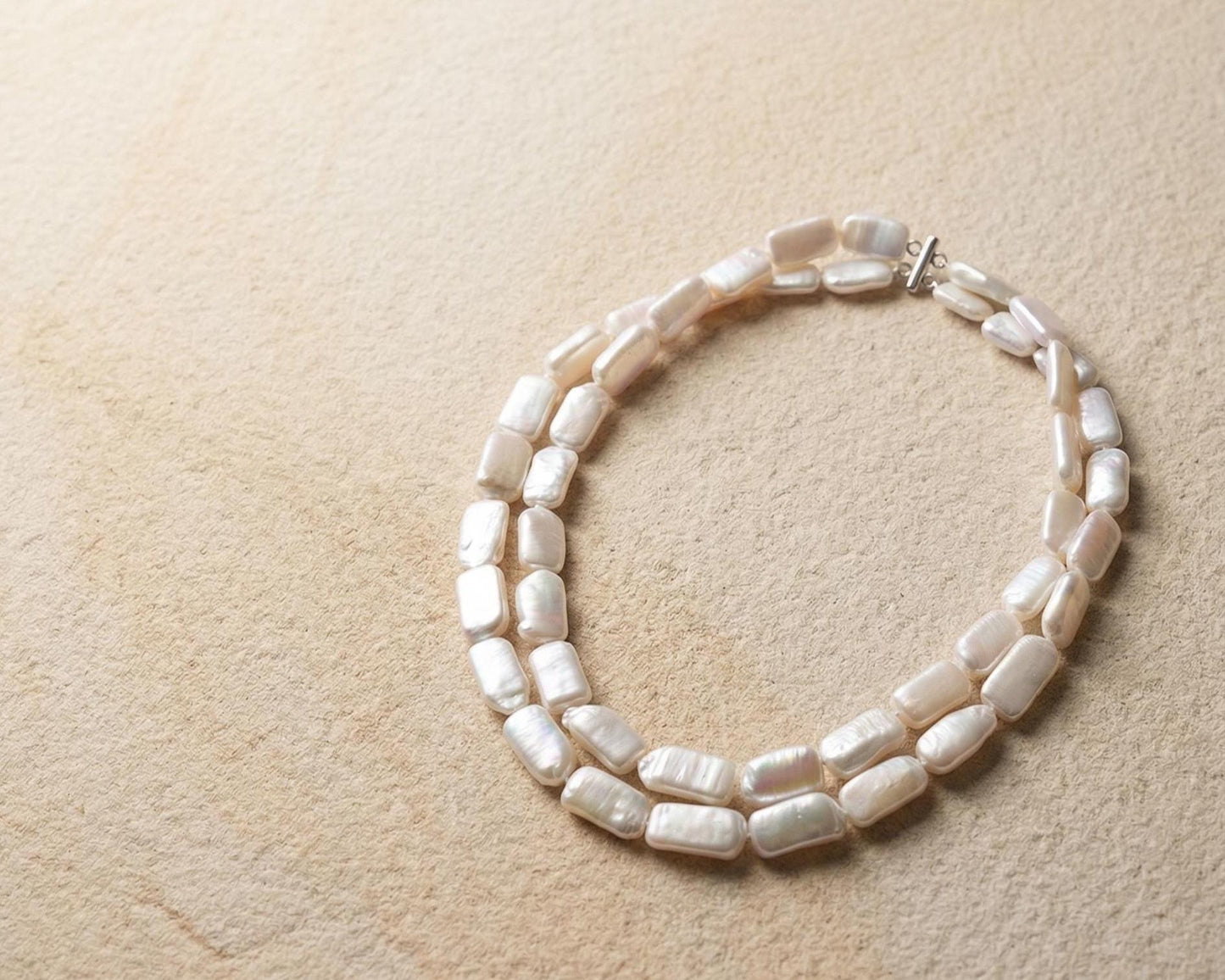 Double Strand Baroque Pearl Necklace