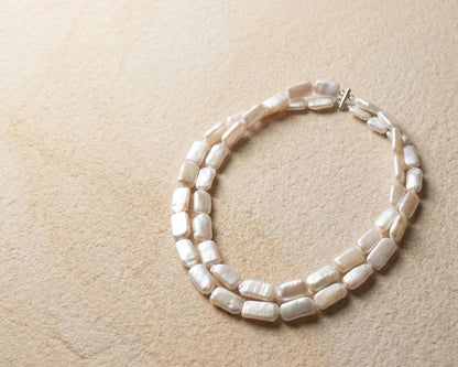 Double Strand Baroque Pearl Necklace