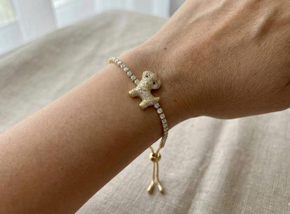 Crystal Pavé Puppy Bracelet