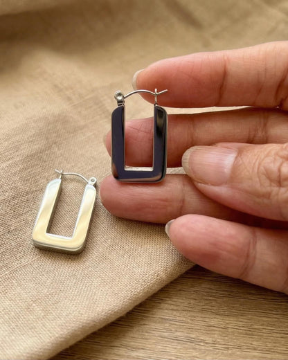 U-Shape Geometric Hoop Earrings