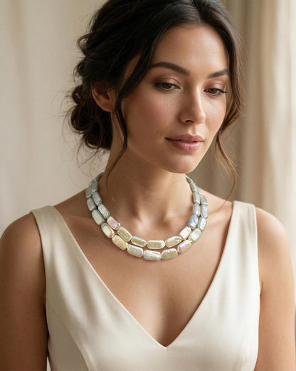 Double Strand Baroque Pearl Necklace