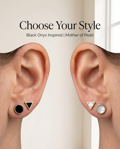 Geometric earring set packaging eco-friendly jewelry gift box