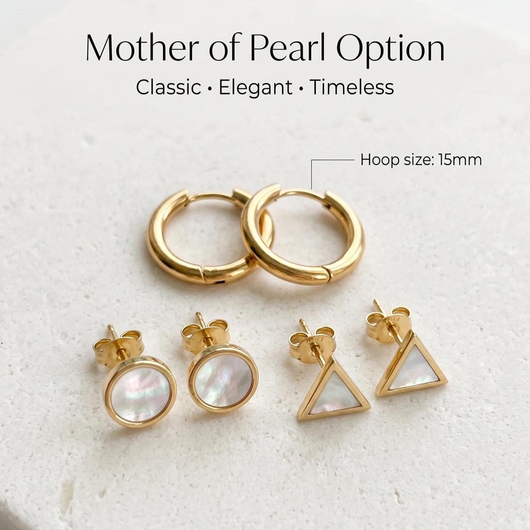 VEESA BY N geometric earring set capsule wardrobe jewelry