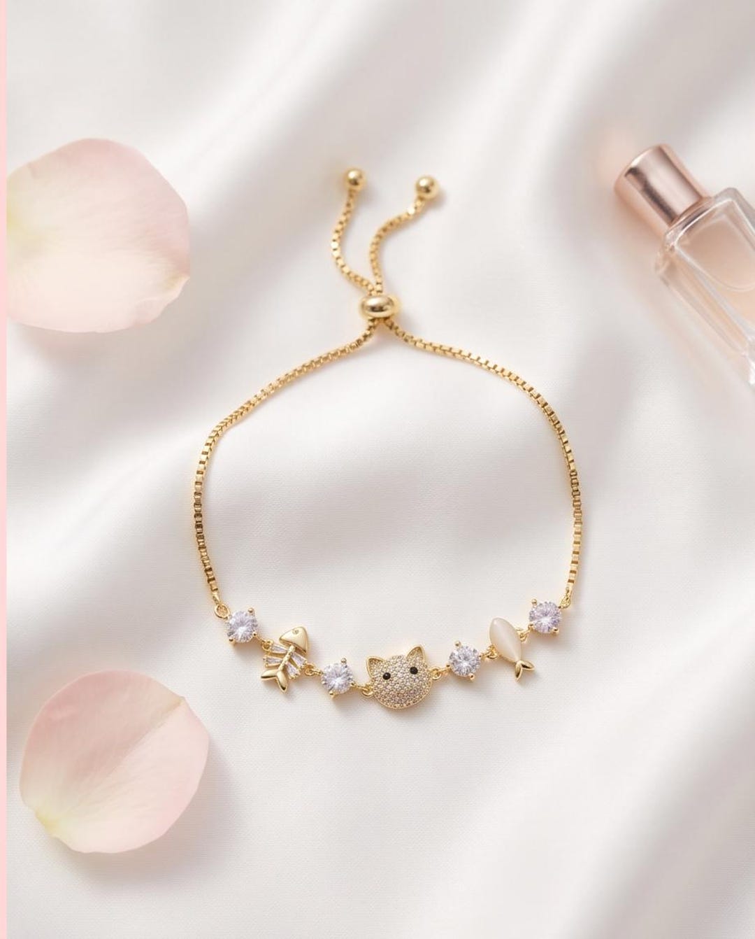 Kitty cat bracelet packaging eco-friendly gift box