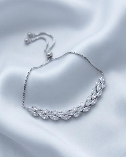 Marquise CZ bracelet wedding bridal accessory
