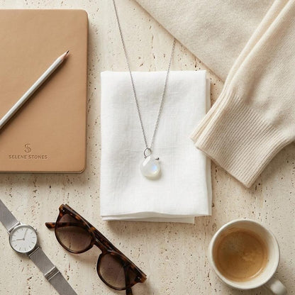 Moonstone necklace gift packaging