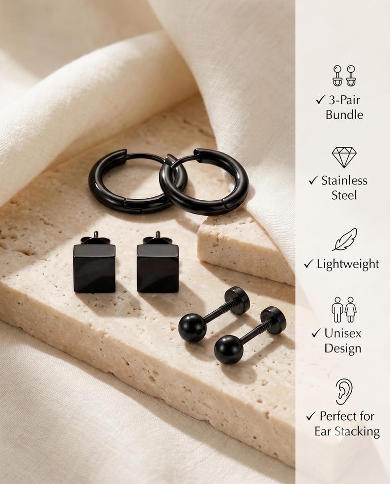 Modern Ear Stack Set pieces - VEESA BY N