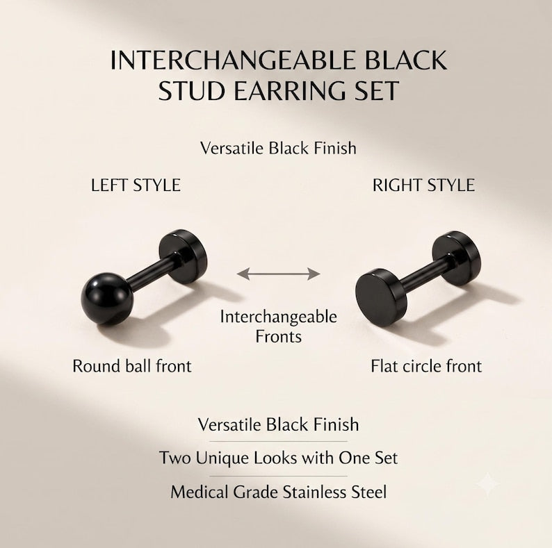 Screw Back Helix Earrings lifestyle - VEESA BY N