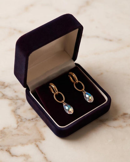 Swarovski Crystal Drop Earrings detail 16
