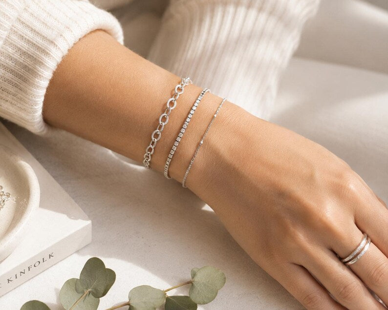 Adjustable Chain Bracelet clasp - VEESA BY N