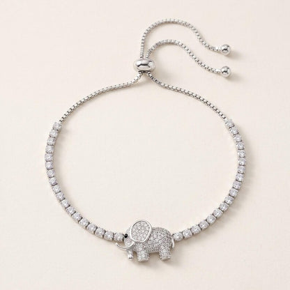 Elephant charm bracelet detail