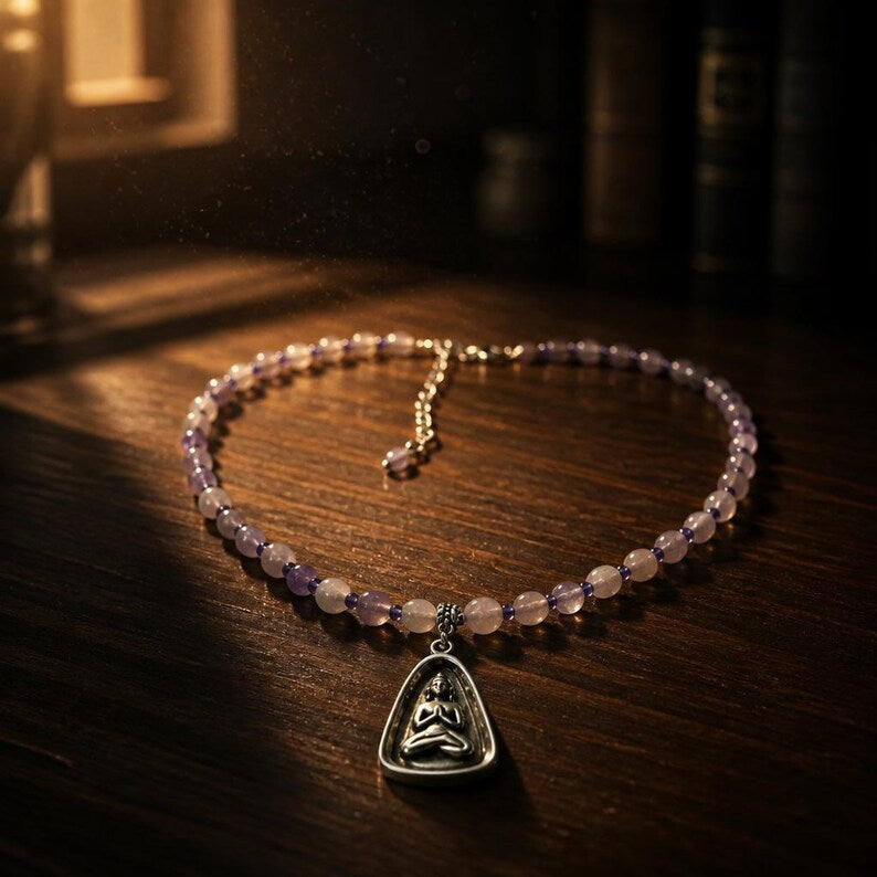 Mindfulness pendant necklace detail 15
