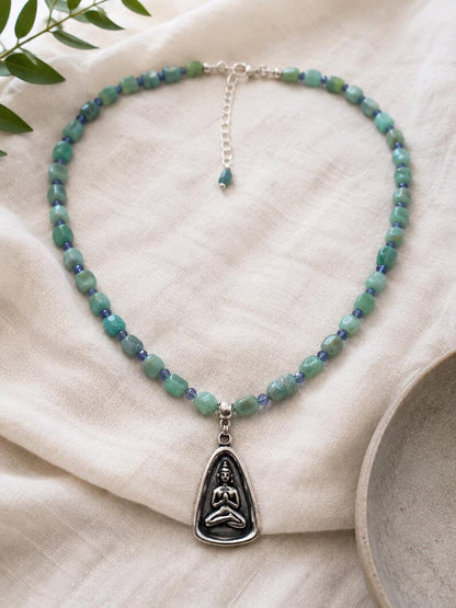 Mindfulness pendant necklace detail 17