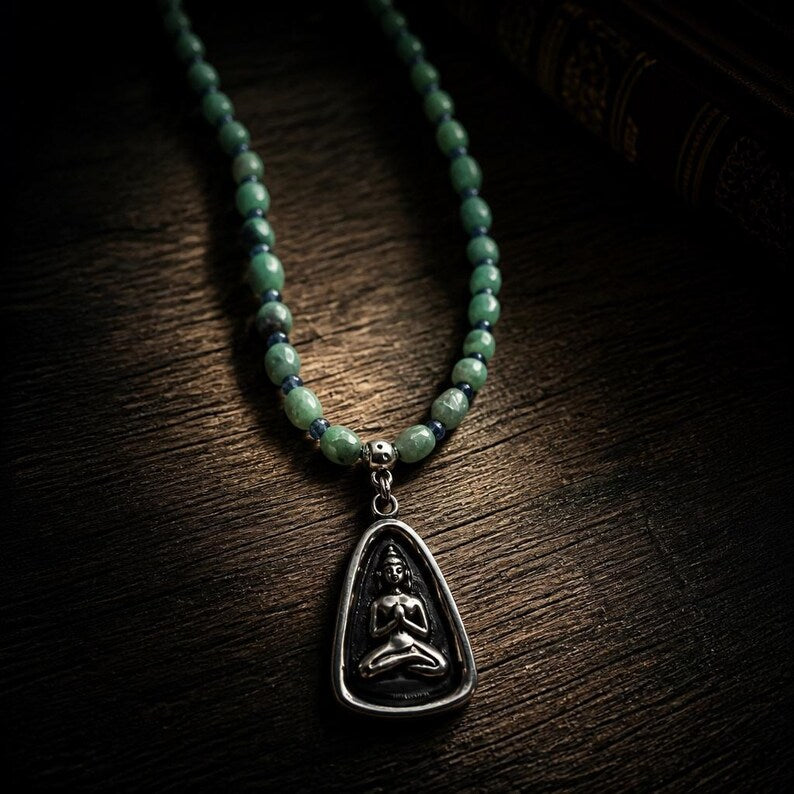 Mindfulness pendant necklace detail 19