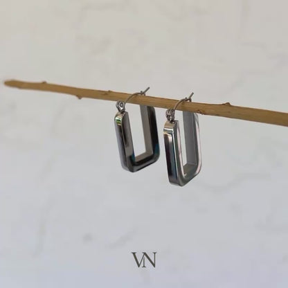 U-Shape Geometric Hoop Earrings