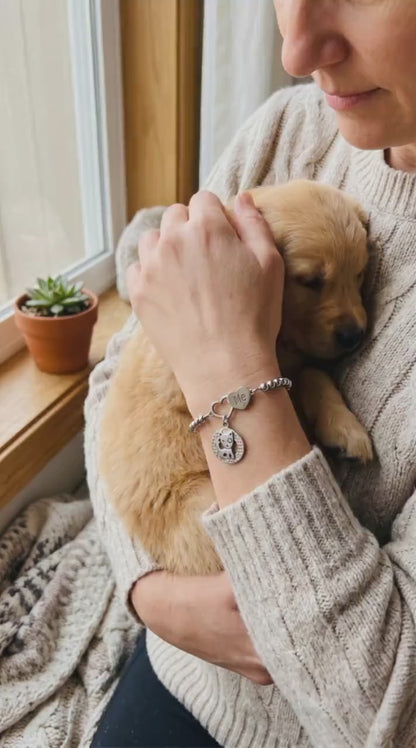 Puppy Charm Bracelet