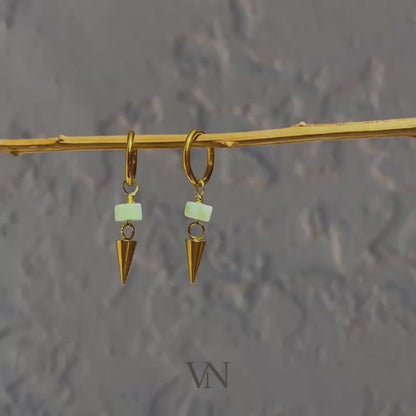 Soft Edge Huggie Earrings