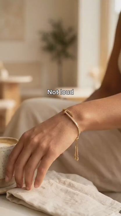 Crystal Pavé Nail Cuff Bracelet